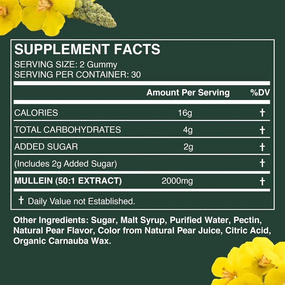 Mullein Extract Gummies